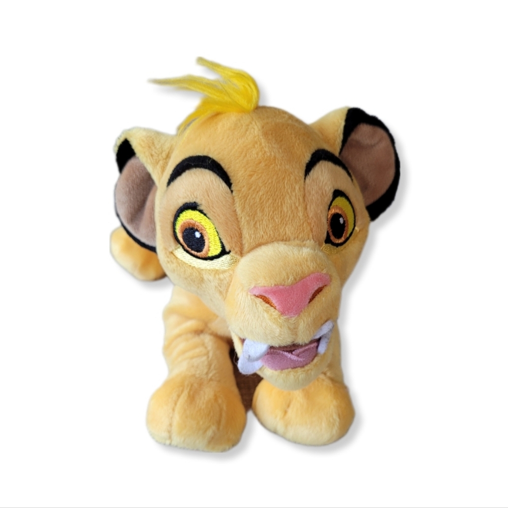 Disney The Lion King Simba Child's Plush Stuffed Toy 11"x6" Soft & Cuddl…